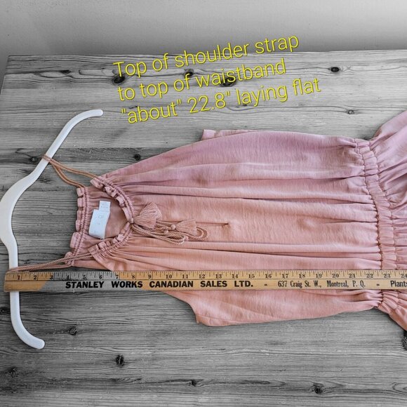 ASOS Jetset Diaries Peach Omara Maxidress size S (tall fit) - Picture 9 of 12